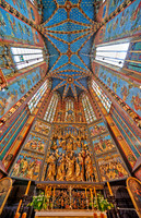 Interior shot of St. Mary's Basilica