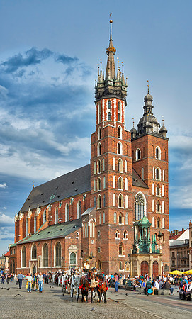 outside view of St. Mary's Basilica