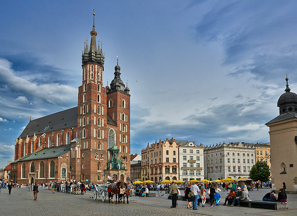 outside view of St. Mary's Basilica