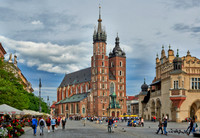 outside view of St. Mary's Basilica