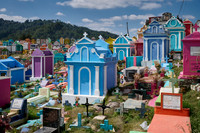 colorful cemetery of Chichicastenango