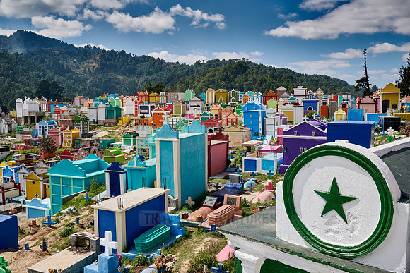 colorful cemetery of Chichicastenango