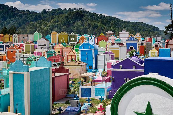 colorful cemetery of Chichicastenango