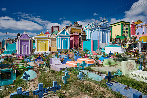 colorful cemetery of Chichicastenango