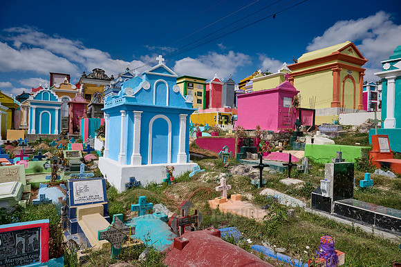 colorful cemetery of Chichicastenango