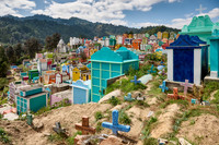 colorful cemetery of Chichicastenango