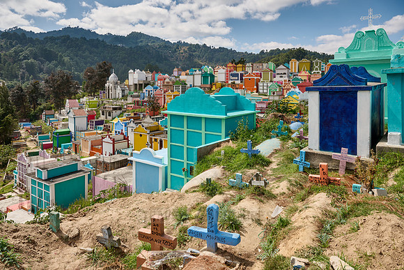 colorful cemetery of Chichicastenango