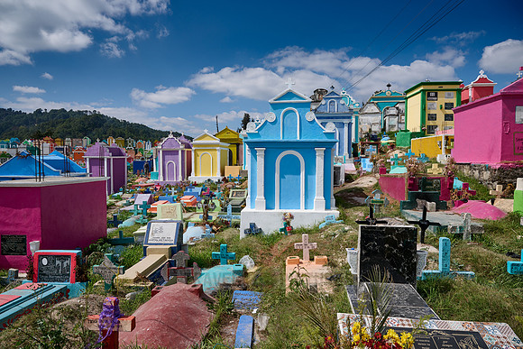 colorful cemetery of Chichicastenango
