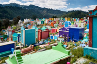 colorful cemetery of Chichicastenango