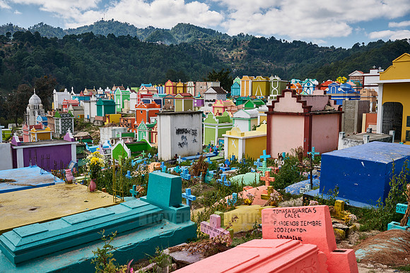 colorful cemetery of Chichicastenango