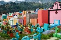 colorful cemetery of Chichicastenango