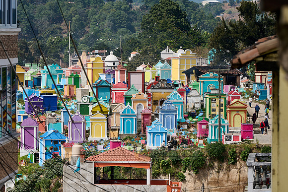 colorful cemetery of Chichicastenango