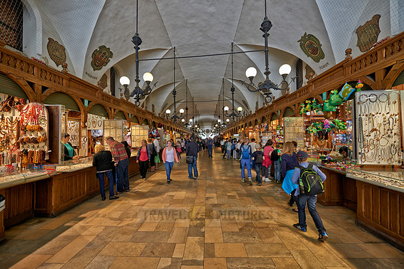 Gallery, with stalls in Cloth Hall