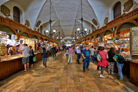 Gallery, with stalls in Cloth Hall