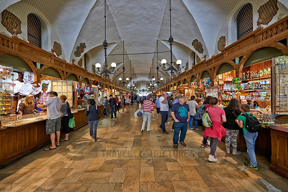 Gallery, with stalls in Cloth Hall