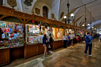 Gallery, with stalls in Cloth Hall