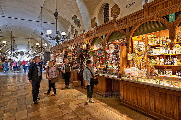 Gallery, with stalls in Cloth Hall