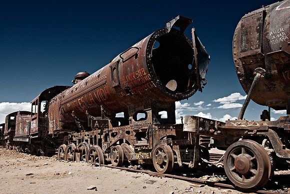 Train cemetery