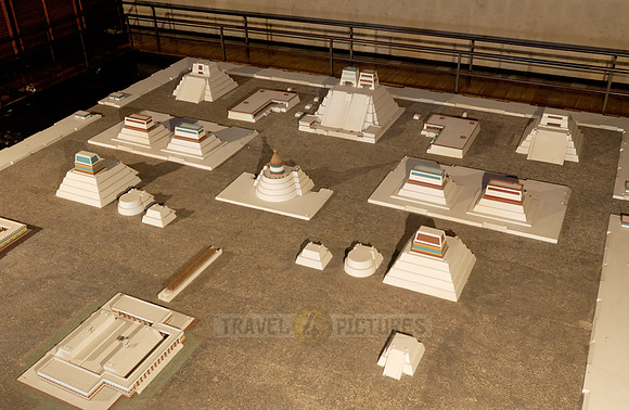 model of Tenochtitlan