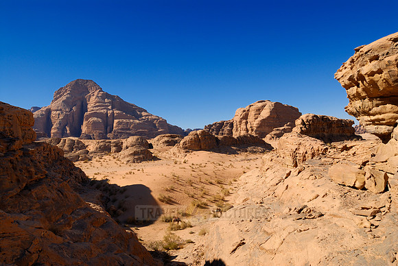 desert landscape of Wadi Rum