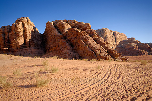 desert landscape of Wadi Rum