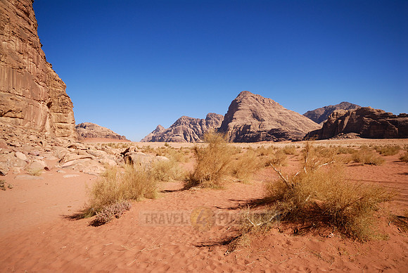 desert landscape of Wadi Rum