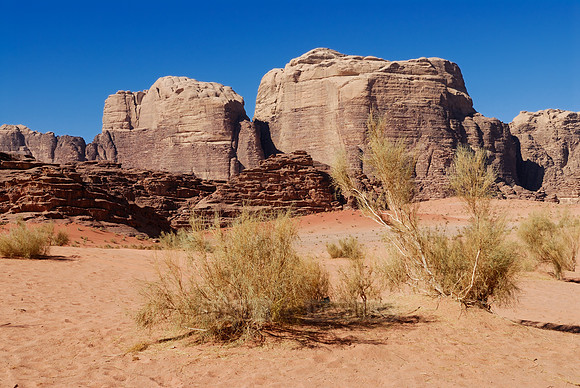 desert landscape of Wadi Rum