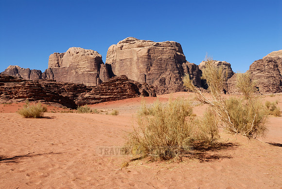 desert landscape of Wadi Rum