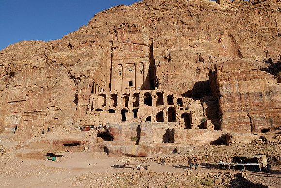 Urn Tomb, Nabataean ancient town Petra, Jordan