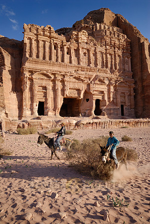 Palace Tomb, Nabataean ancient town Petra, Jordan