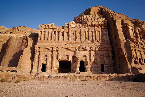 Palace Tomb, Nabataean ancient town Petra, Jordan