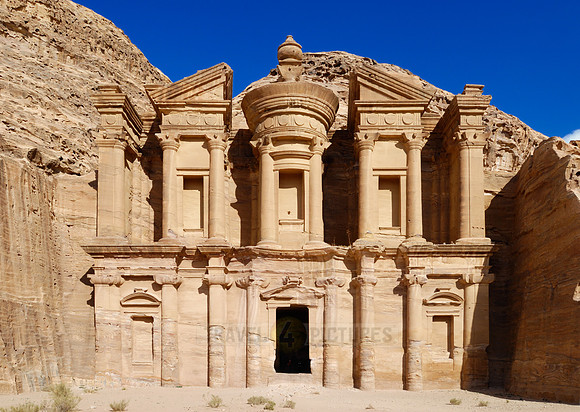 The Monastery El Deir, Nabataean ancient town Petra, Jordan