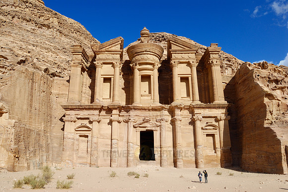 The Monastery El Deir, Nabataean ancient town Petra, Jordan