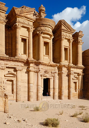The Monastery El Deir, Nabataean ancient town Petra, Jordan