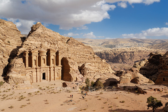 The Monastery El Deir, Nabataean ancient town Petra, Jordan