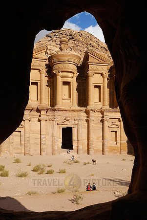 The Monastery El Deir, Nabataean ancient town Petra, Jordan