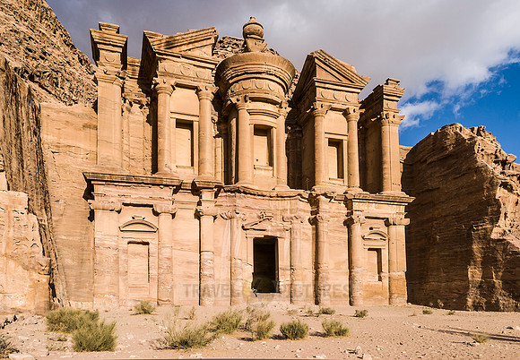 The Monastery El Deir, Nabataean ancient town Petra, Jordan