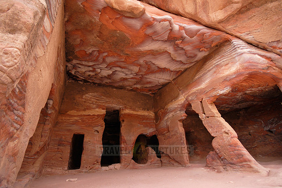 STONE STRUCTURES, Nabataean ancient town Petra, Jordan