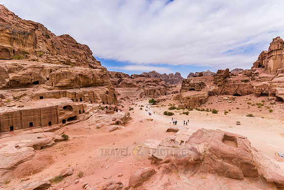 Nabataean ancient town Petra, Jordan, Arabia