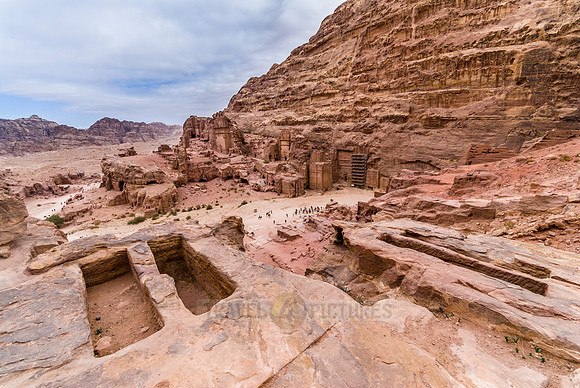 Nabataean ancient town Petra, Jordan, Arabia