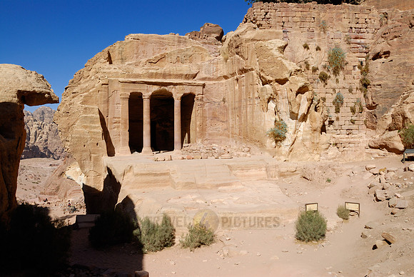 Garden Tomb, Nabataean ancient town Petra, Jordan, Arabia