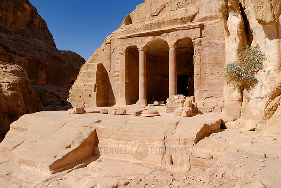 Garden Tomb, Nabataean ancient town Petra, Jordan, Arabia