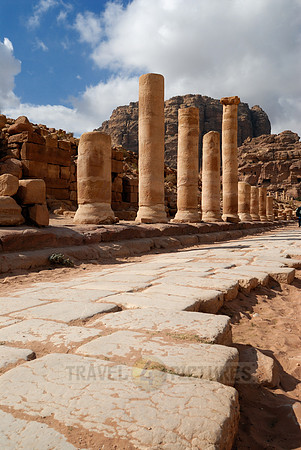 CARDO MAXIMUS, Nabataean ancient town Petra, Jordan