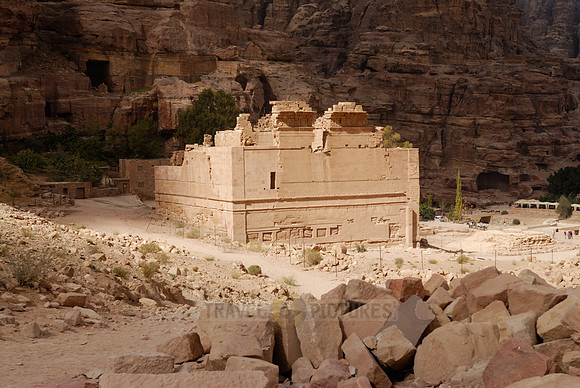Qasr el Bint, Nabataean ancient town Petra, Jordan