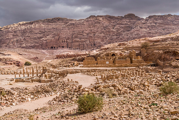 Nabataean ancient town Petra, Jordan, Arabia