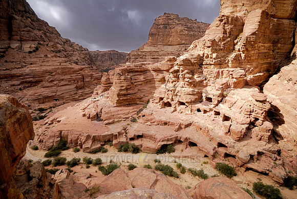 Nabataean ancient town Petra, Jordan, Arabia