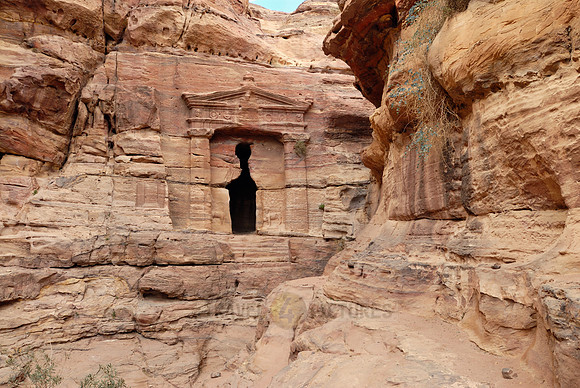 Lion Triclinium , Nabataean ancient town Petra, Jordan