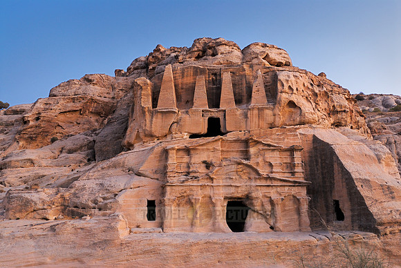 Obelisk Tomb, Nabataean ancient town Petra, Jordan