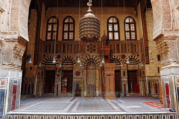 interior shot of Al Ghouriyya Mosque