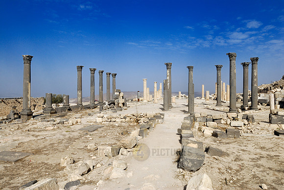 The Basilica Terrace, Ruins of Umm Qays, Jordan